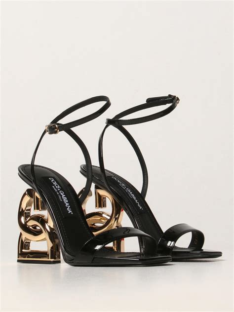 dolce gabbana all black shoes|dolce and gabbana shoes heels.